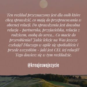 CEL TWOJEJ RELACJI ✨ Co macie ze sobą do przerobienia? Związki karmiczne 💖